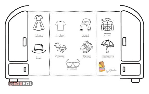 My wardrobe (trace&cut&fold)