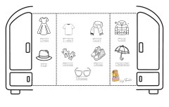 My wardrobe (trace&cut&fold)