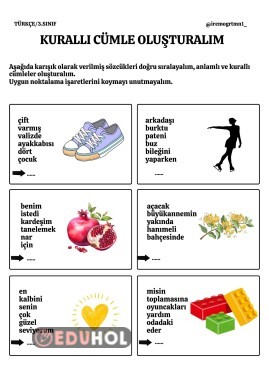 Kurallı Cümle Oluşturalım