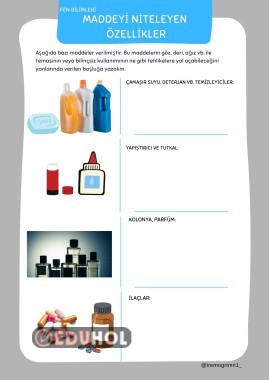 Zararlı Maddeler - Maddeyi Niteleyen Özellikler