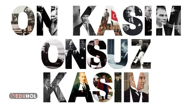 10 Kasım Pano Yazısı Görselli (On Kasım Onsuz Kasım)