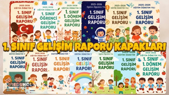 Gelişim Raporu Kapakları 1.Sınıf