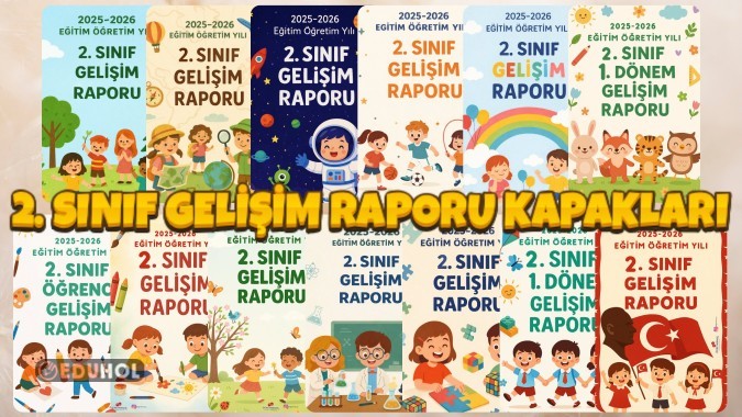 Gelişim Raporu Kapakları 2.Sınıf