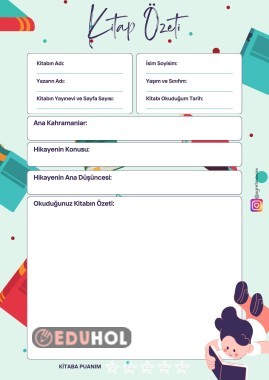 Kitap Özeti Formu