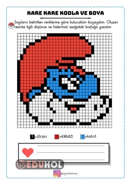 Pixelart Şirin Baba