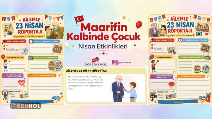 Maarifin Kalbinde Çocuk- Ailemle 23 Nisan Röportajı