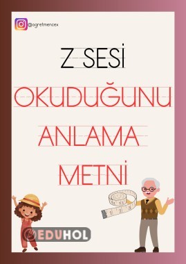 Z Sesi Okuduğunu Anlama Metni 3 2024-2025 Yeni Müfredata Uygun