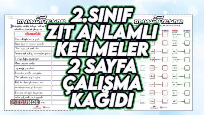 Zıt Anlamlı Kelimeler