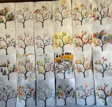 Pastel boya ile Hayat Ağacı