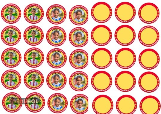 1. SINIF OKUMA BAYRAMI MADALYA ŞABLONU