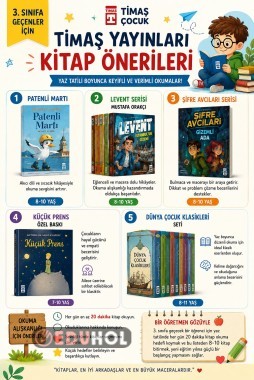 3. SINIFA GEÇENLER İÇİN KİTAP ÖNERİLERİ