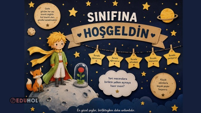 SINIFINA HOŞGELDİN DİJİTAL PANO