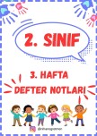2. SINIF 3. HAFTA DEFTER NOTU