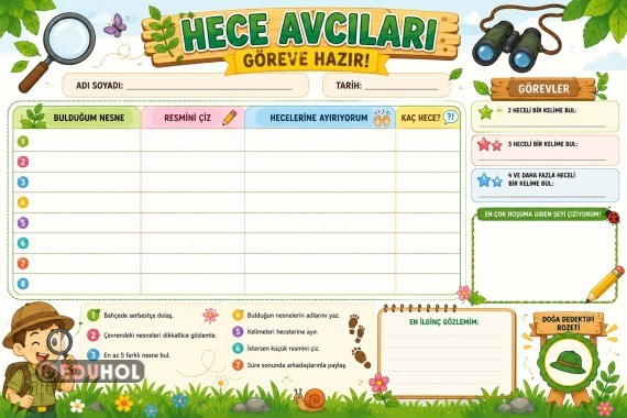 Hece Avcıları - Bahçe Oyunu