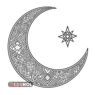 Türk Bayrağı Mandala Boyama