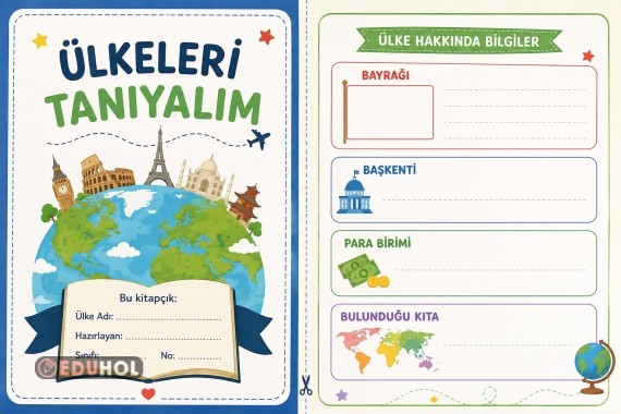 Ülkeleri Tanıyalım - Kitapçık
