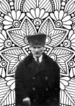Atatürk - 10 Kasım Mandala Boyama