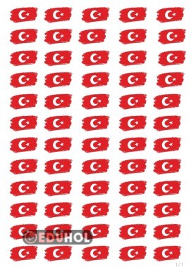 29 Ekim için minik Türk Bayrağı