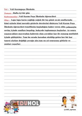 Yaratıcı Hikaye Tamamlama 13