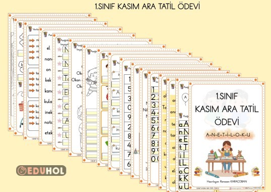 1.SINIF KASIM ARA TATİL ÖDEVİ