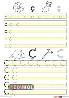 Ç SESİ YAZMA ÇALIŞMASI ÖDEV