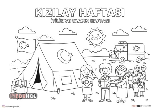 KIZILAY HAFTASI BOYAMA ETKİNLİĞİ