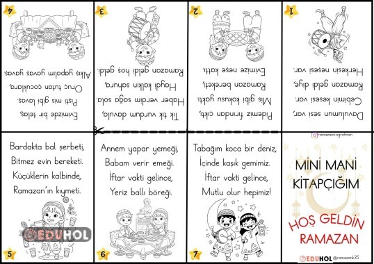 MİNİ MANİ OKUMA BOYAMA KİTAPÇIĞIM