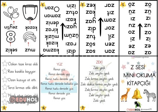 Z SESİ MİNİ OKUMA KİTAPÇIĞI