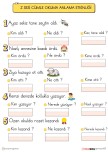 Z SESİ CÜMLE OKUMA ANLAMA ETKİNLİĞİ