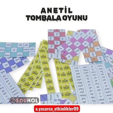 A - N - E - T - İ - L HARFLERİ TOMBALA OYUNU