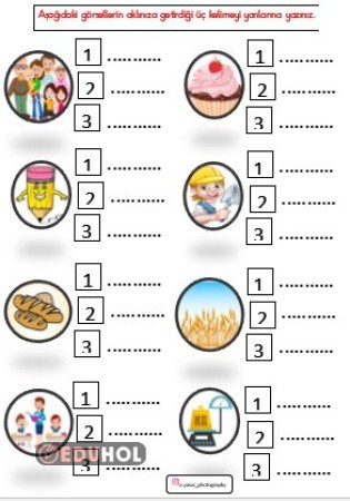 Çağrışım Etkiniği-2 (Kelime Bilgisi)