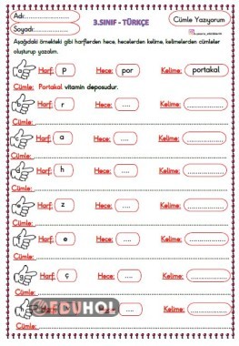 FAALİYET HAFTASI - KELİME OYUNLARI