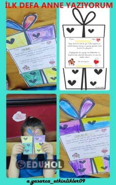 İLK ANNE YAZIMIZ(AÇ KAPAT ETKİNLİĞİ)