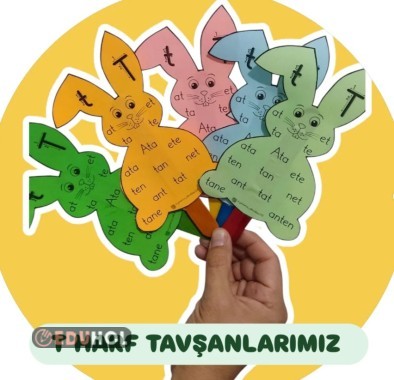 T HARF TAVŞANLARIMIZ 🐰🐇