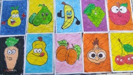 YERLİ MALI HAFTASI - SINIRLI ALAN PASTEL BOYAMA ETKİNLİĞİ(13 SAYFA)