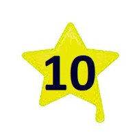 Renkli 10'ar Ritmik Sayma Pano ve Duvar Çalışması