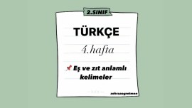 Eş ve Zıt Anlamlılar