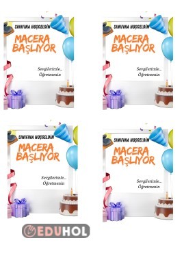 Sınıfına Hoşgeldin macera başlıyor