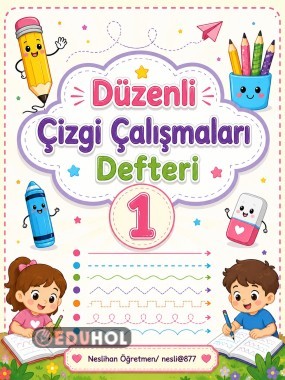 Özel Eğitim -Düzenli Çizgi Çalışmaları Defteri