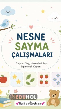Özel eğitim Matematik Nesne sayma-Sayı eşleştirme çalışmaları