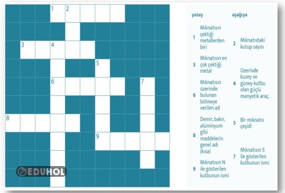 4. SINIF IKNATISLAR BULMACA ETKİNLİĞİ