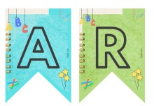 Okuma Bayramı Gösterisi için Artık Okuyorum Flama