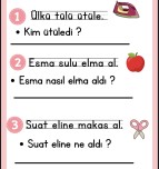 1. Sınıf Okuma Anlama Alıştırmaları