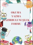 Okuma yazma hazırbulunuşluk formu