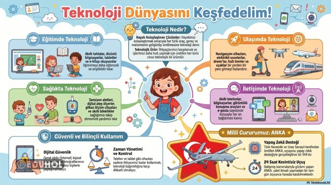 1.Sınıf_Hayat_Bilgisi_6.2_Bilim_Teknoloji_Özet_poster