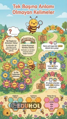 1.Sınıf_Türkçe_Tek_Başına_Anlamı_Olmayan_Kelimler İnfografik