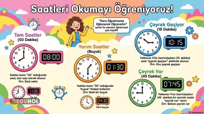 2.Sınıf_Matematik_Saatler_Tam,Yarım,Çeyrek_İnfografik