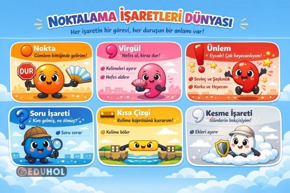 noktalama işaretleri yatay