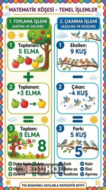 Toplama ve Çıkarma Afişi