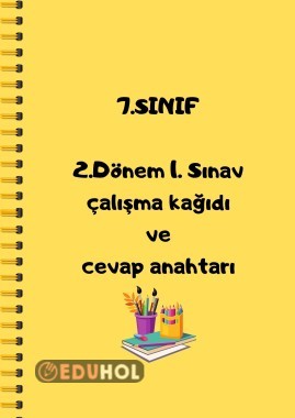 2. Dönem 1 . Fen Bilimleri sınavı